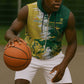 Custom South Africa And Australia Sleeveless Zip Hoodie Aussies Proteas Together - Cricket Style - African Pride