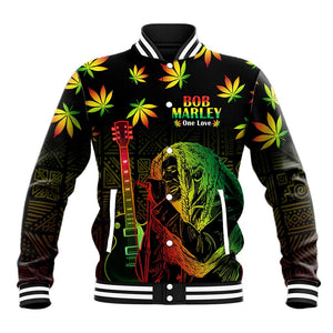 Afro Jamaica Legend Bob Day Baseball Jacket One Love Jamaican Reggae African Pattern LT14