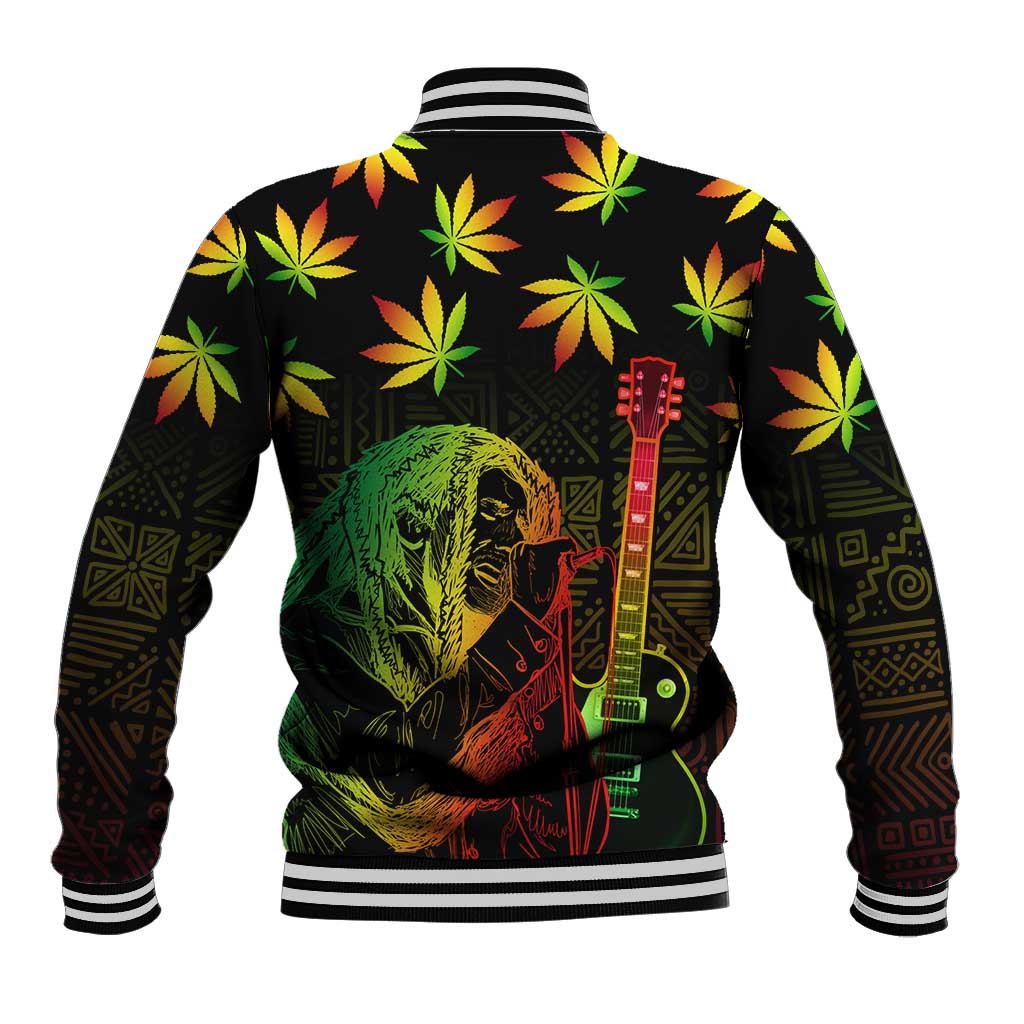 Afro Jamaica Legend Bob Day Baseball Jacket One Love Jamaican Reggae African Pattern LT14