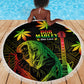 Afro Jamaica Legend Bob Day Beach Blanket One Love Jamaican Reggae African Pattern