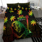 Afro Jamaica Legend Bob Day Bedding Set One Love Jamaican Reggae African Pattern