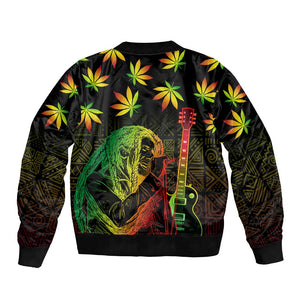 Afro Jamaica Legend Bob Day Bomber Jacket One Love Jamaican Reggae African Pattern