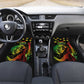 Afro Jamaica Legend Bob Day Car Mats One Love Jamaican Reggae African Pattern
