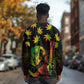 Afro Jamaica Legend Bob Day Long Sleeve Shirt One Love Jamaican Reggae African Pattern LT14