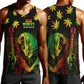 Afro Jamaica Legend Bob Day Men Tank Top One Love Jamaican Reggae African Pattern