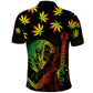 Afro Jamaica Legend Bob Day Polo Shirt One Love Jamaican Reggae African Pattern