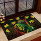 Afro Jamaica Legend Bob Day Rubber Doormat One Love Jamaican Reggae African Pattern