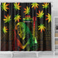 Afro Jamaica Legend Bob Day Shower Curtain One Love Jamaican Reggae African Pattern
