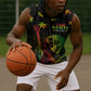Afro Jamaica Legend Bob Day Sleeveless Hoodie One Love Jamaican Reggae African Pattern - African Pride