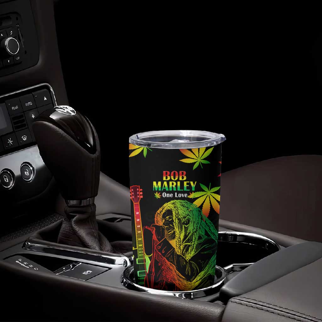 Afro Jamaica Legend Bob Day Tumbler Cup One Love Jamaican Reggae African Pattern