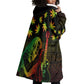 Afro Jamaica Legend Bob Day Wearable Blanket Hoodie One Love Jamaican Reggae African Pattern