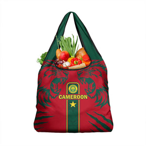 Cameroon Football Grocery Bag 2024 African Nations Go Champions Lion Style