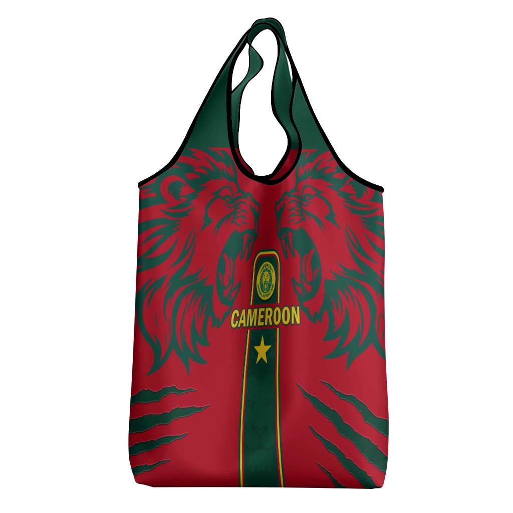 Cameroon Football Grocery Bag 2024 African Nations Go Champions Lion Style