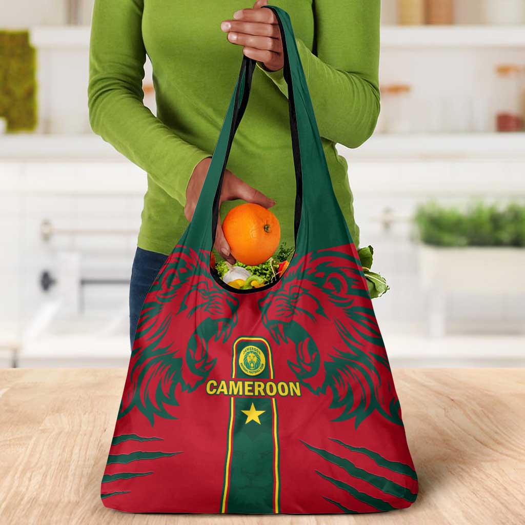 Cameroon Football Grocery Bag 2024 African Nations Go Champions Lion Style
