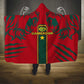 Cameroon Football Hooded Blanket 2024 African Nations Go Champions Lion Style