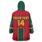 Custom Cameroon Football KId Wearable Blanket Hoodie 2024 African Nations Go Champions Lion Style