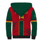 Custom Cameroon Football Sherpa Hoodie 2024 African Nations Go Champions Lion Style