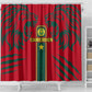 Cameroon Football Shower Curtain 2024 African Nations Go Champions Lion Style