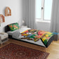 Nyika yeZimbabwe Bedding Set Happy Independence Day - Flame Lily Flowers