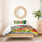 Nyika yeZimbabwe Bedding Set Happy Independence Day - Flame Lily Flowers