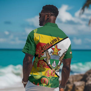 Nyika yeZimbabwe Hawaiian Shirt Happy Independence Day - Flame Lily Flowers