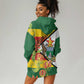 Nyika yeZimbabwe Hoodie Dress Happy Independence Day - Flame Lily Flowers
