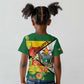Nyika yeZimbabwe Kid T shirt Happy Independence Day - Flame Lily Flowers