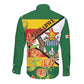 Nyika yeZimbabwe Long Sleeve Button Shirt Happy Independence Day - Flame Lily Flowers