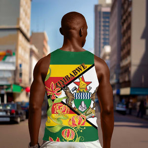 Nyika yeZimbabwe Men Tank Top Happy Independence Day - Flame Lily Flowers