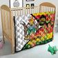 Nyika yeZimbabwe Quilt Happy Independence Day - Flame Lily Flowers