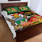 Nyika yeZimbabwe Quilt Bed Set Happy Independence Day - Flame Lily Flowers