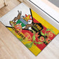 Nyika yeZimbabwe Rubber Doormat Happy Independence Day - Flame Lily Flowers