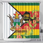 Nyika yeZimbabwe Shower Curtain Happy Independence Day - Flame Lily Flowers