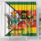Nyika yeZimbabwe Shower Curtain Happy Independence Day - Flame Lily Flowers