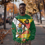Nyika yeZimbabwe Sweatshirt Happy Independence Day - Flame Lily Flowers