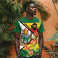 Nyika yeZimbabwe T shirt Happy Independence Day - Flame Lily Flowers