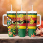 Nyika yeZimbabwe Tumbler With Handle Happy Independence Day - Flame Lily Flowers