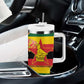 Nyika yeZimbabwe Tumbler With Handle Happy Independence Day - Flame Lily Flowers