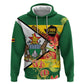 Nyika yeZimbabwe Zip Hoodie Happy Independence Day - Flame Lily Flowers