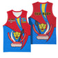Personalised Democratic Republic of the Congo Independence Day Basketball Jersey Coat Of Arms Happy 30 June - African Pride