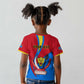 Personalised Democratic Republic of the Congo Independence Day Kid T shirt Coat Of Arms Happy 30 June