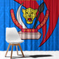 Personalised Democratic Republic of the Congo Independence Day Window Curtain Coat Of Arms Happy 30 June