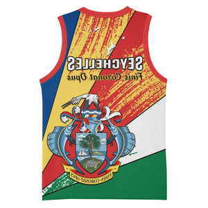 29 June Seychelles Independence Day Basketball Jersey Flag Style - African Pride