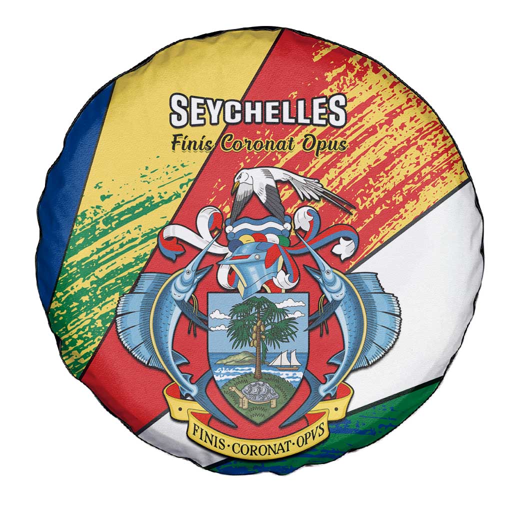 29 June Seychelles Independence Day Spare Tire Cover Flag Style