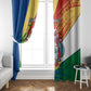 29 June Seychelles Independence Day Window Curtain Flag Style