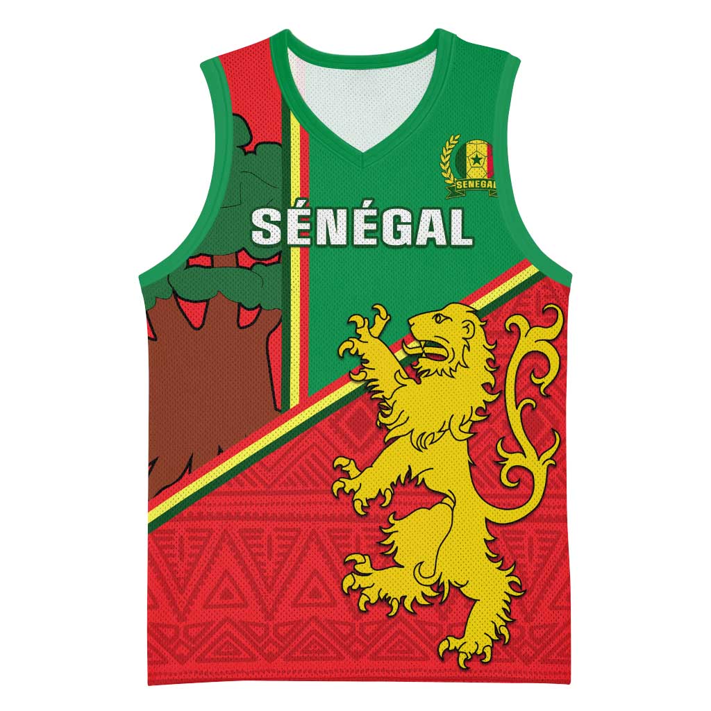 Senegal Football Basketball Jersey 2024 Go Champions Lions De La Teranga LT14