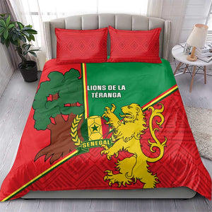 Senegal Football Bedding Set 2024 Go Champions Lions De La Teranga