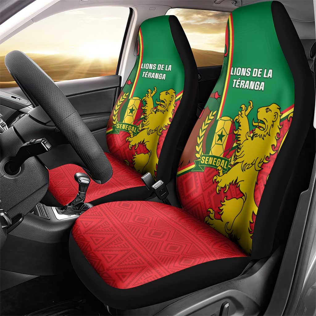 Senegal Football Car Seat Cover 2024 Go Champions Lions De La Teranga