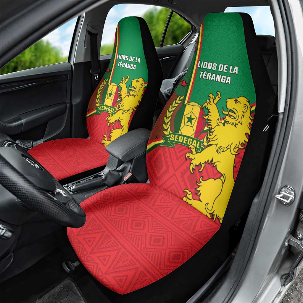Senegal Football Car Seat Cover 2024 Go Champions Lions De La Teranga