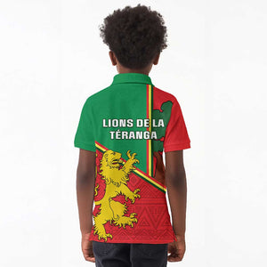 Senegal Football Kid Polo Shirt 2024 Go Champions Lions De La Teranga
